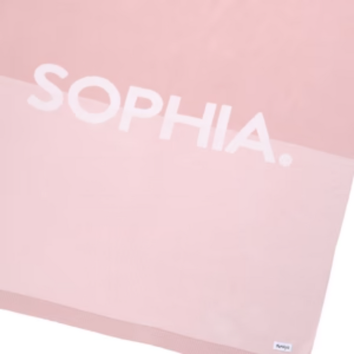 NamelyCo Splice Name Blanket - Ivory Splice: Petal
