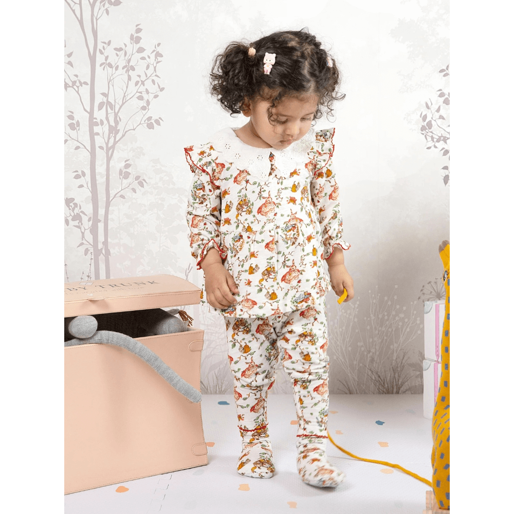 The Baby Trunk Vintage Baby Apparel Gift Box – Set of 2