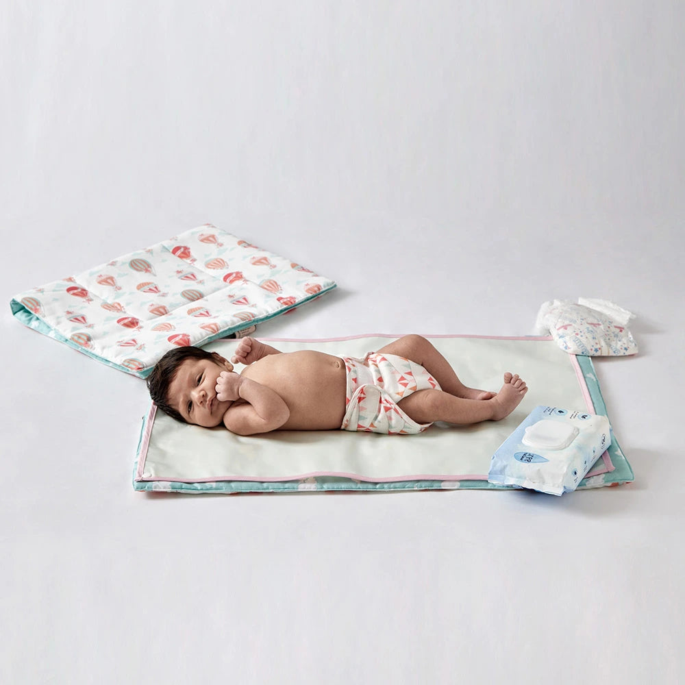 Annasimona Kids Parachute Diaper Changing Mat - Set of Two