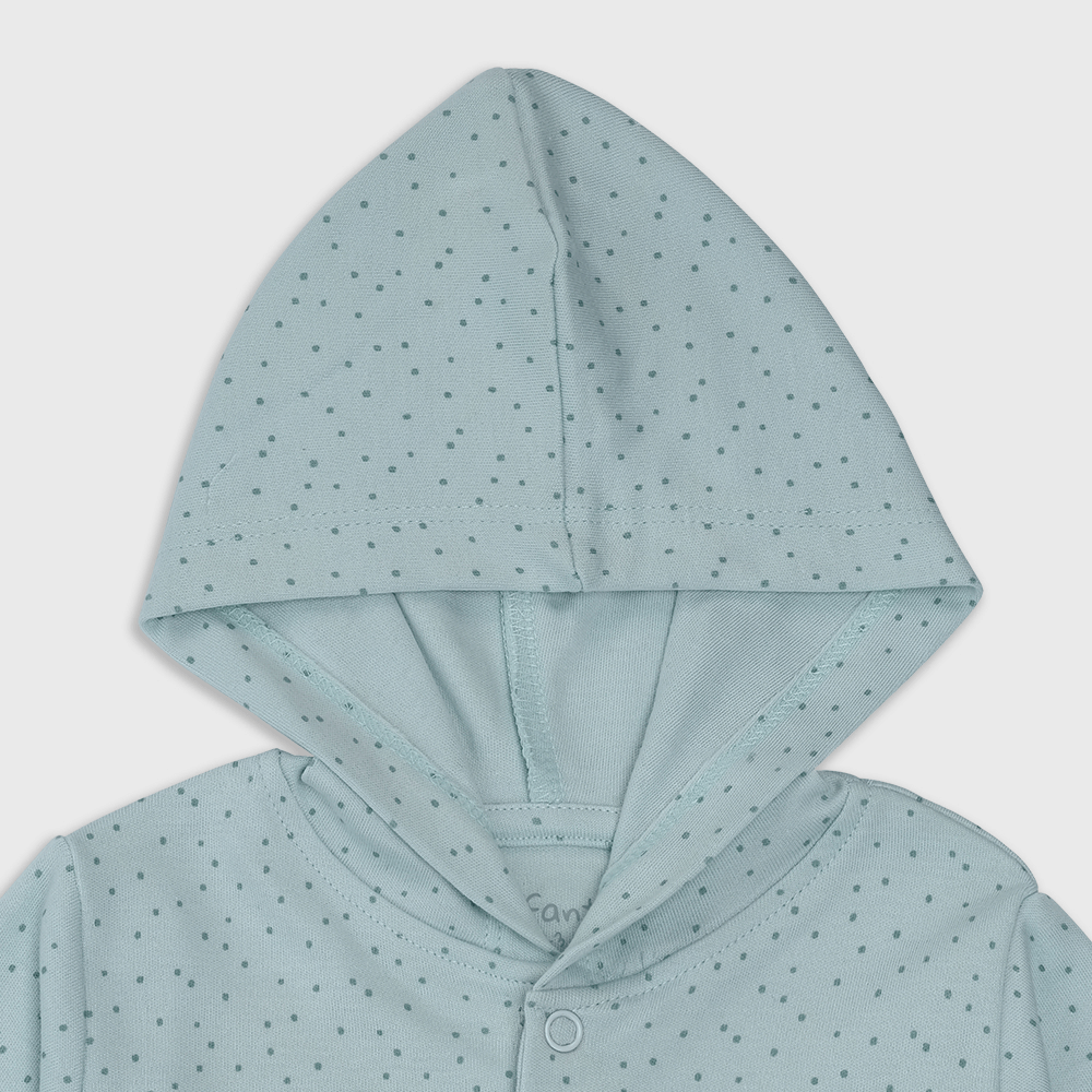 Enfants Whimsical Dots (Light Teal) - Baby Jumpsuit