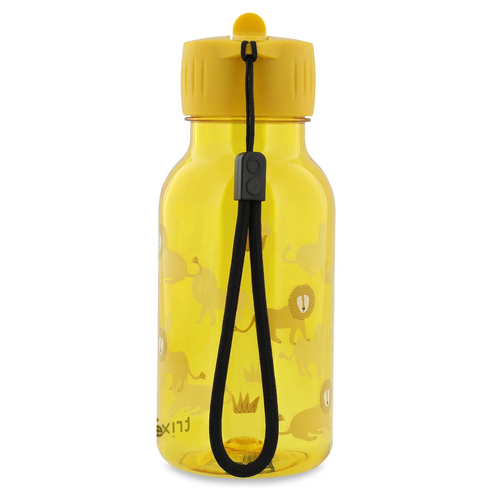 Trixie Tritan™ Kids Water Bottle | 350 ml Leak-Proof Drinking Bottle with Easy-Sip Spout, Carry Loop &amp; Dishwasher-Safe Design | 3 Years Onwards | Lively Lion