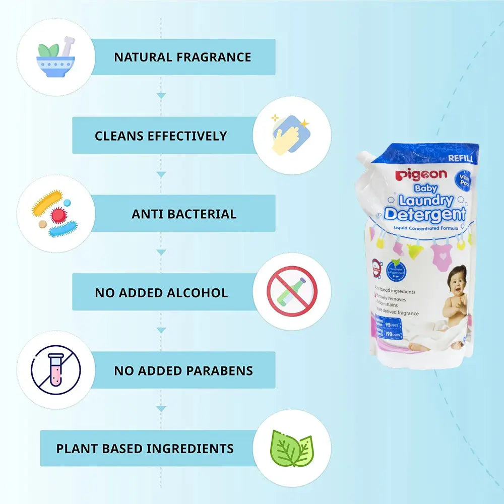 Pigeon Baby Liquid Laundry Detergent  Refill - 950ml