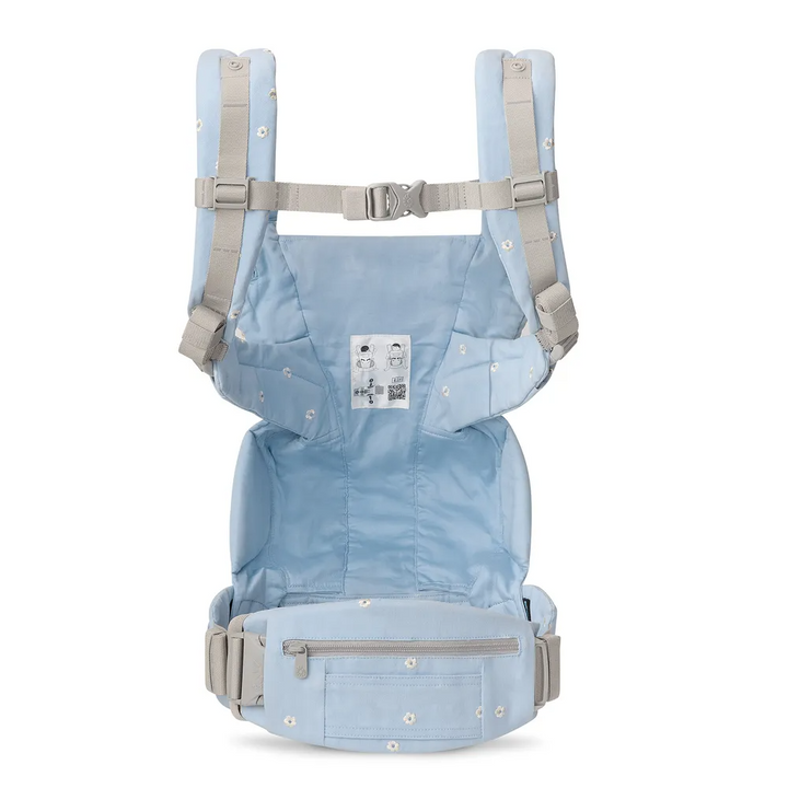 Serene Blue Flowers / Cotton