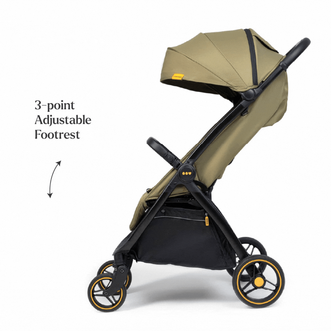 Loopie Hop Stroller - Olive Fern