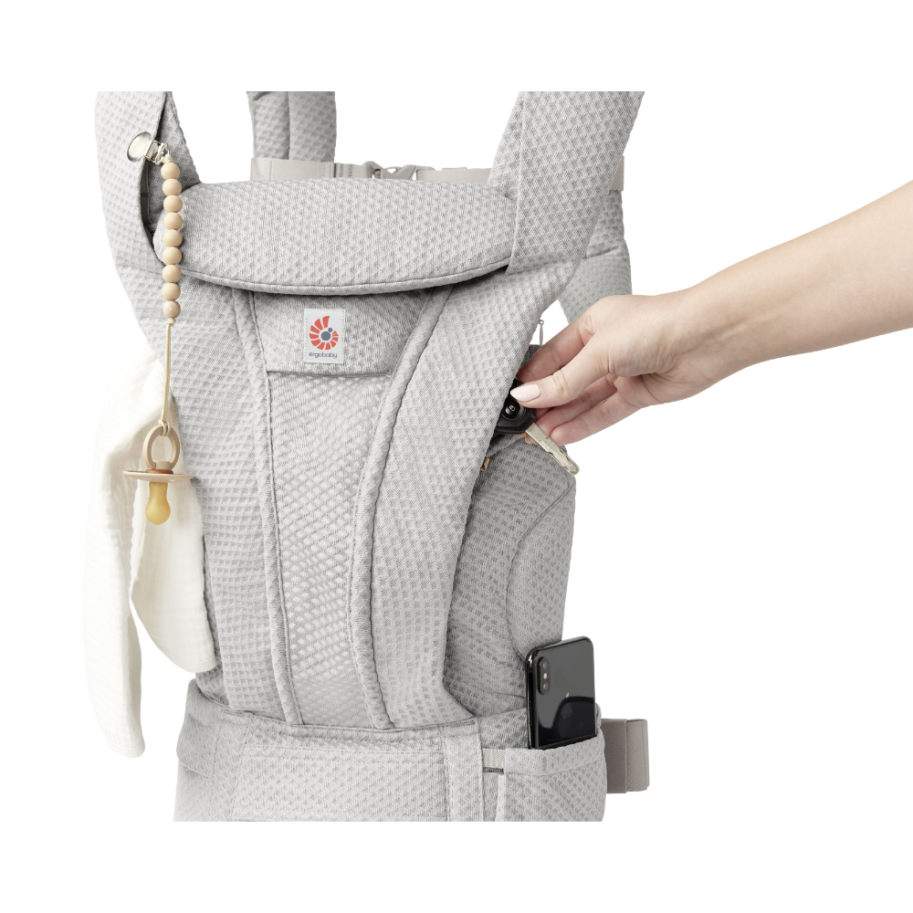 Ergobaby Omni Deluxe Mesh Carrier - Pearl Grey