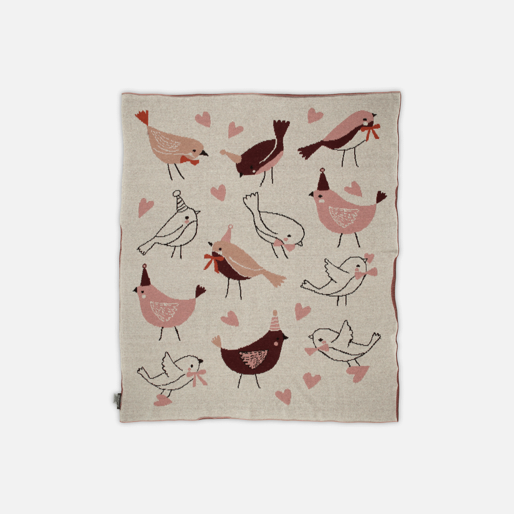 Bambini Blanket - Sparrow Party