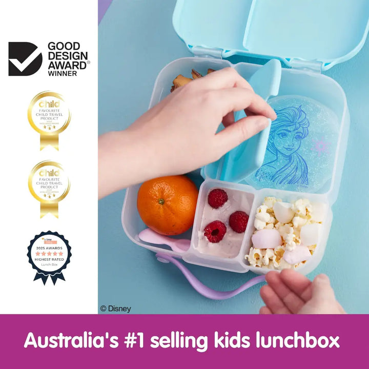 B.Box Kids Lunchbox – 2 Litre, Leak-Proof Bento Style with Gel Cooler Pack, Adjustable Divider &amp; Whole Fruit Compartment – Multicolor