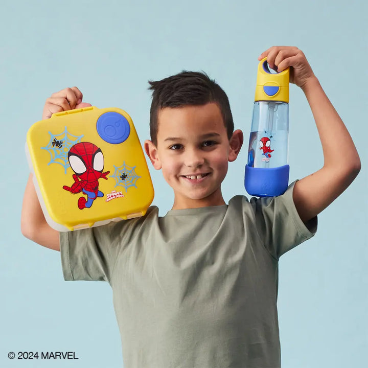 B.Box Kids Lunchbox – 2 Litre, Leak-Proof Bento Style with Gel Cooler Pack, Adjustable Divider &amp; Whole Fruit Compartment – Multicolor