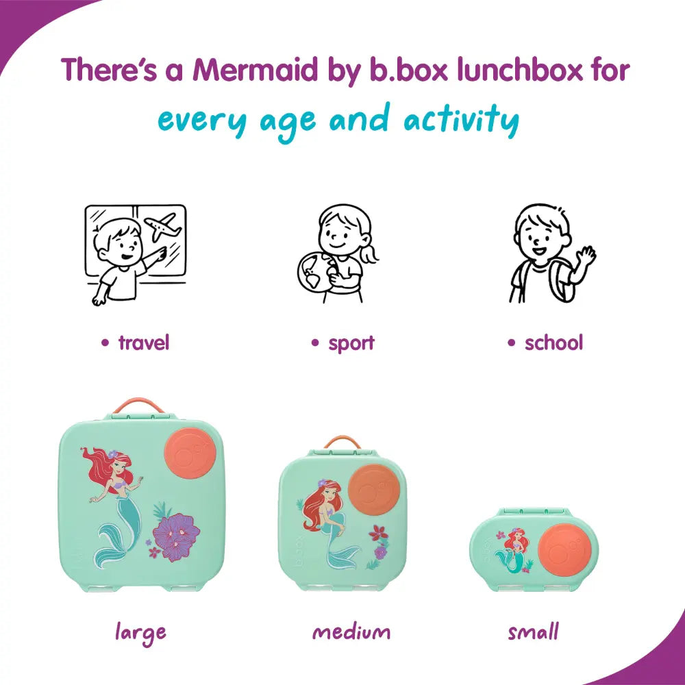 B.Box Mini Lunchbox for Kids – 1L Capacity, Adjustable Divider, Flexi Fruit Holder, BPA-Free – Multicolor