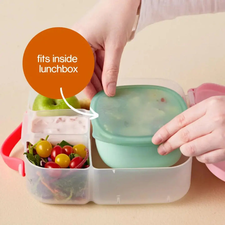 B.Box Lunch Tub – Fits Sandwich Compartment, Leak-Proof &amp; Microwave Safe – Forest, 400 ml