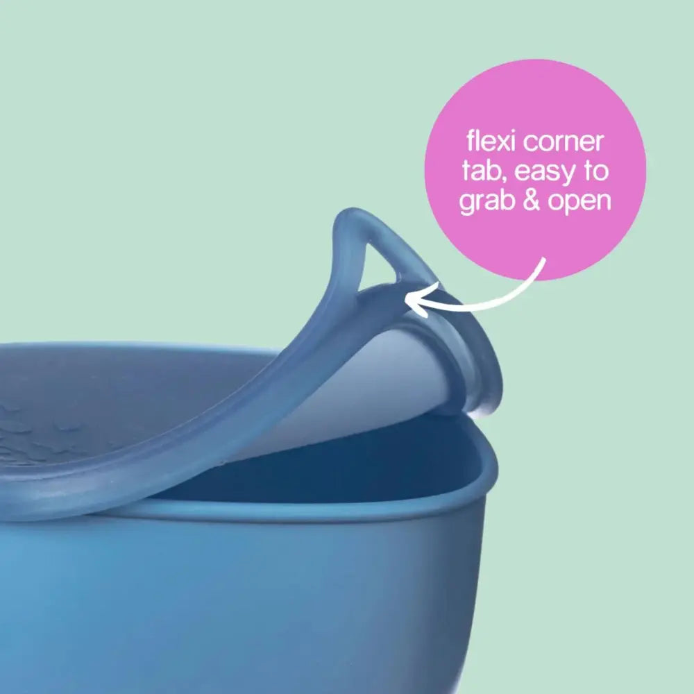B.Box Lunch Tub – Fits Sandwich Compartment, Leak-Proof &amp; Microwave Safe – Ocean, 400 ml