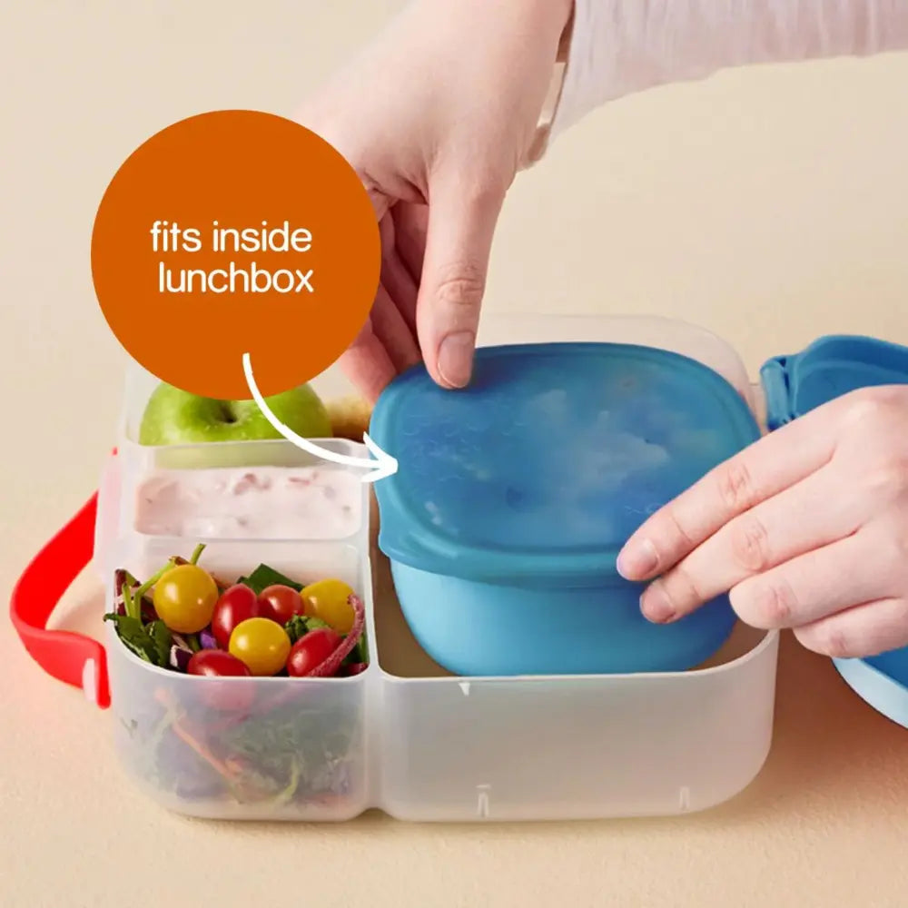 B.Box Lunch Tub – Fits Sandwich Compartment, Leak-Proof &amp; Microwave Safe – Ocean, 400 ml