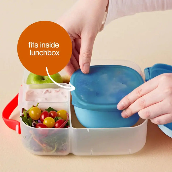 B.Box Lunch Tub – Fits Sandwich Compartment, Leak-Proof &amp; Microwave Safe – Ocean, 400 ml