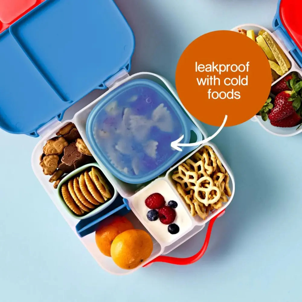 B.Box Lunch Tub – Fits Sandwich Compartment, Leak-Proof &amp; Microwave Safe – Ocean, 400 ml