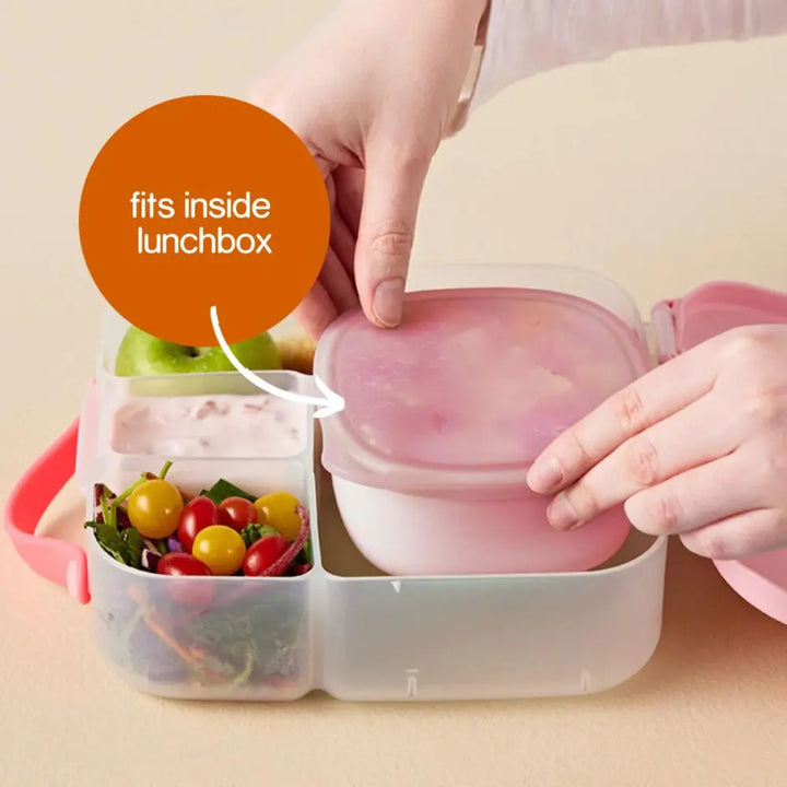 B.Box Lunch Tub – Fits Sandwich Compartment, Leak-Proof &amp; Microwave Safe – Berry, 400 ml