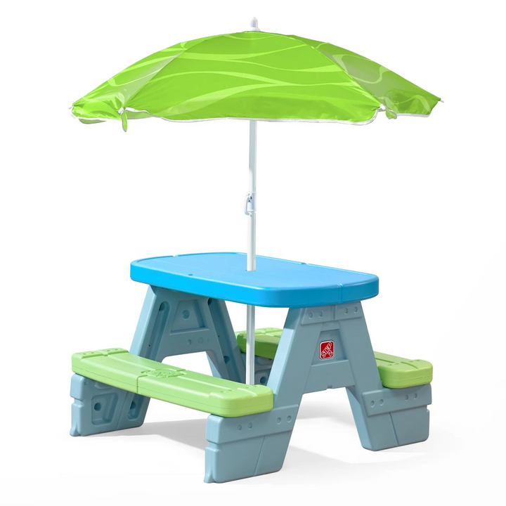 Step2 Sun &amp; Shade Picnic Table W/ Umbrella