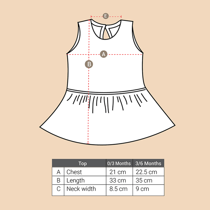 Enfants Botanic Bloom - Baby frock
