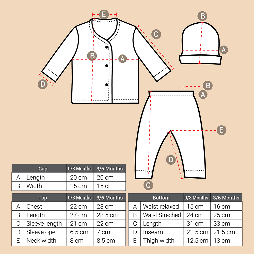 Enfants Berry-Best Co-ords - Beige