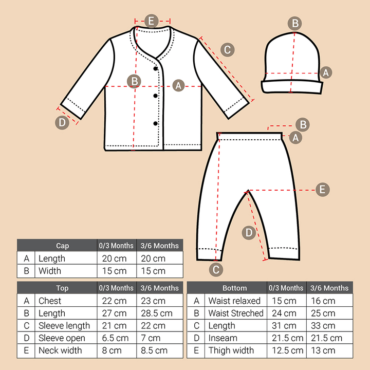 Enfants Berry-Best Co-ords - Beige