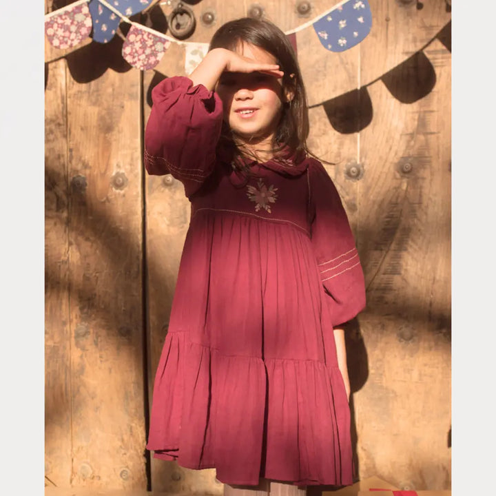 Early Sunday Marguerite Dress - Plum