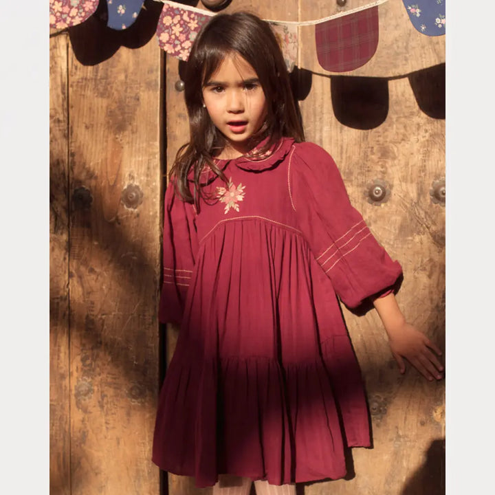Early Sunday Marguerite Dress - Plum