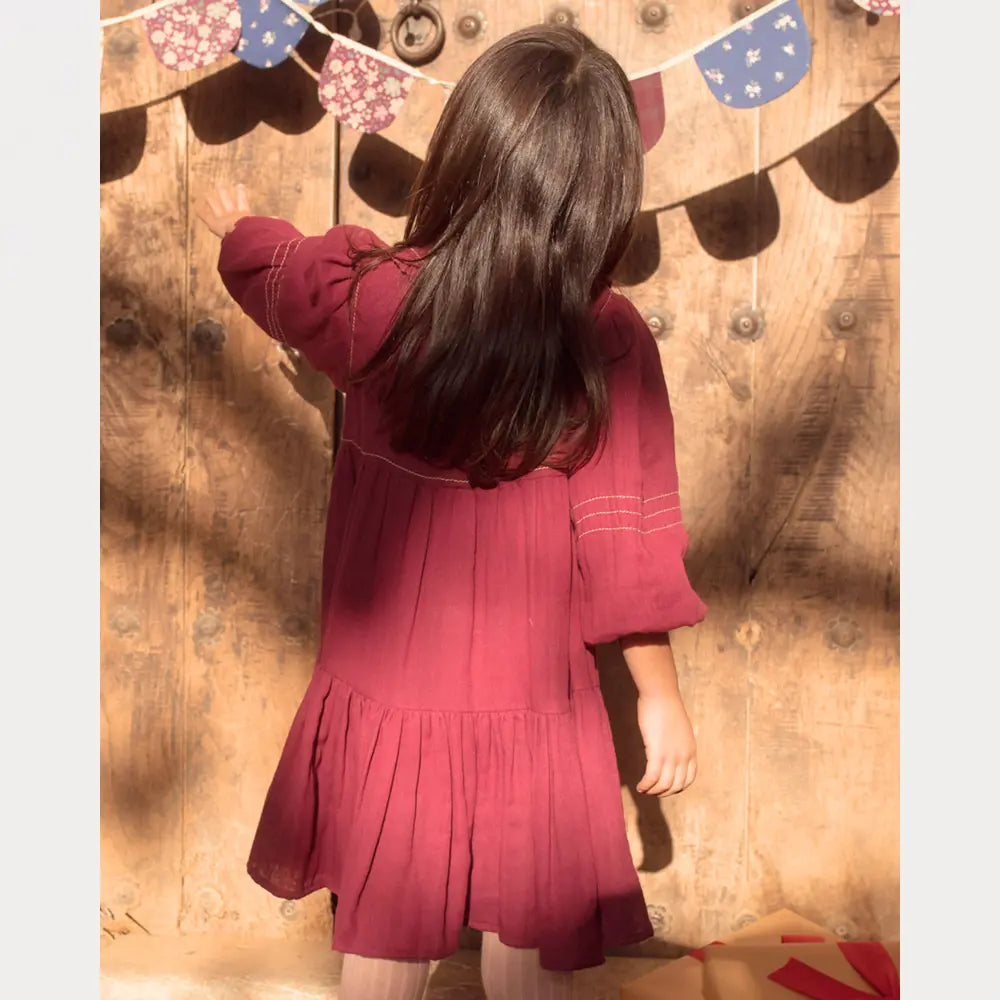 Early Sunday Marguerite Dress - Plum