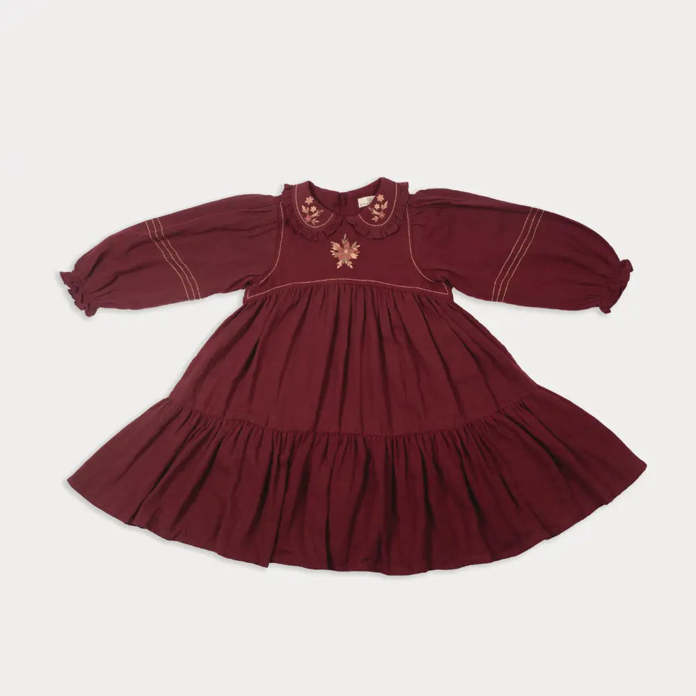 Early Sunday Marguerite Dress - Plum