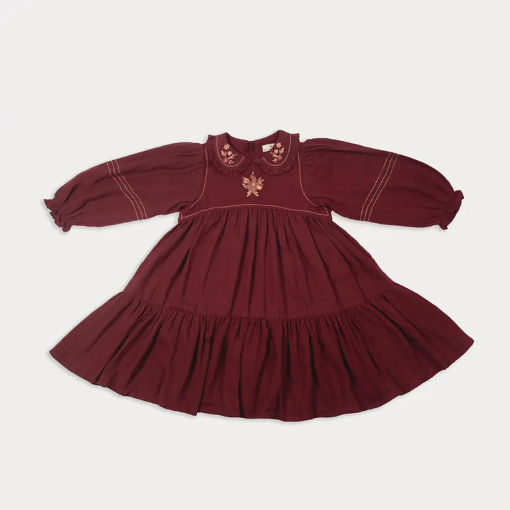 Early Sunday Marguerite Dress - Plum