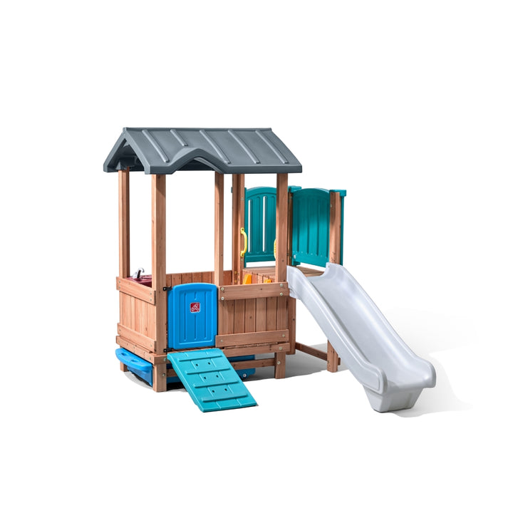 Step2 Woodland Adventure Playhouse &amp; Slide