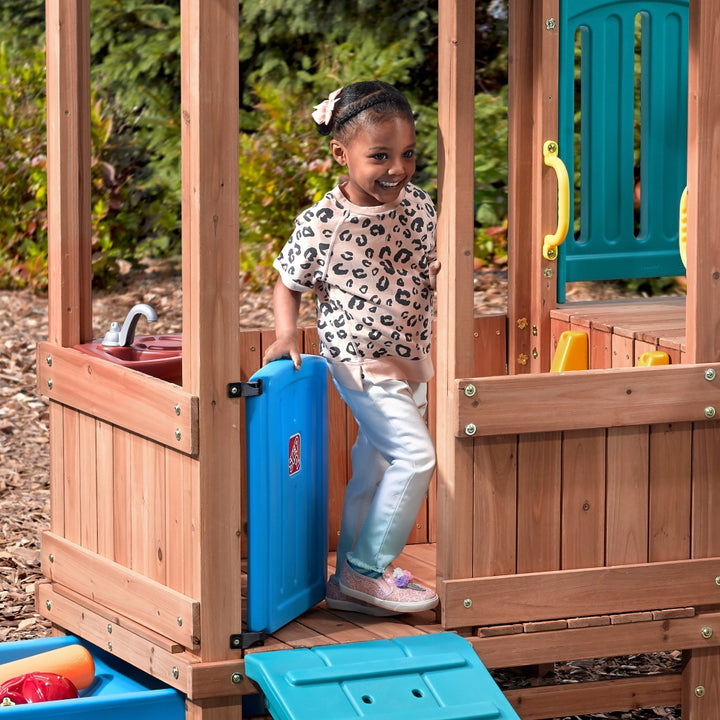 Step2 Woodland Adventure Playhouse &amp; Slide