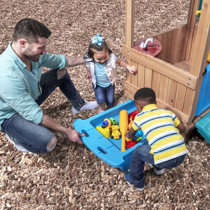 Step2 Woodland Adventure Playhouse &amp; Slide