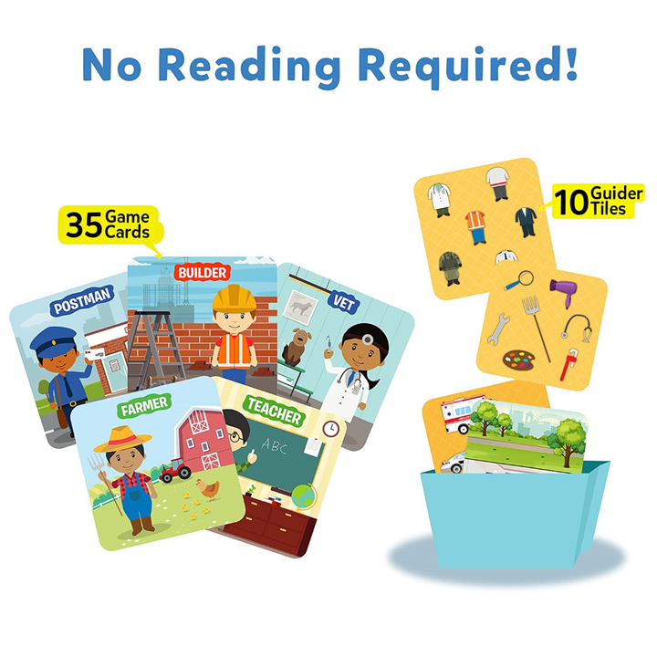 Skillmatics Guess in 10 Junior - Community Helpers Card game