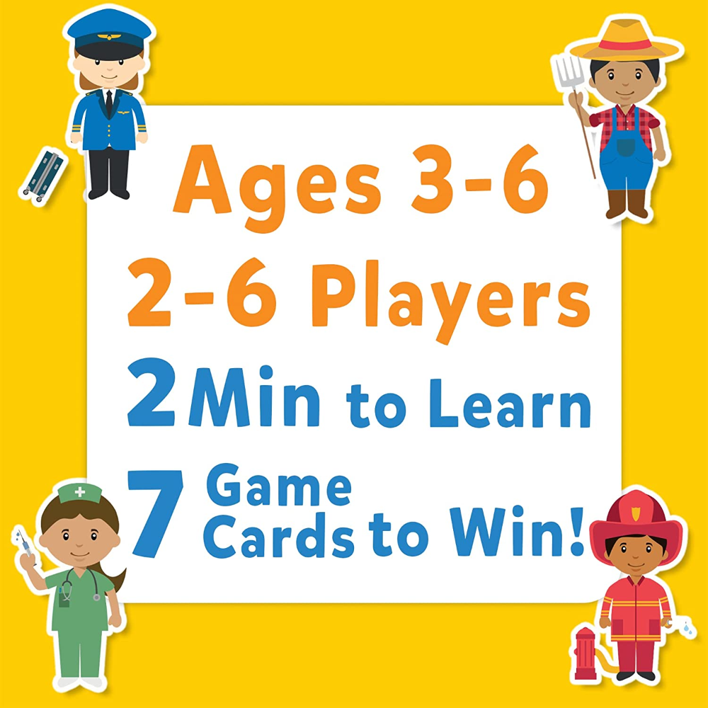 Skillmatics Guess in 10 Junior - Community Helpers Card game