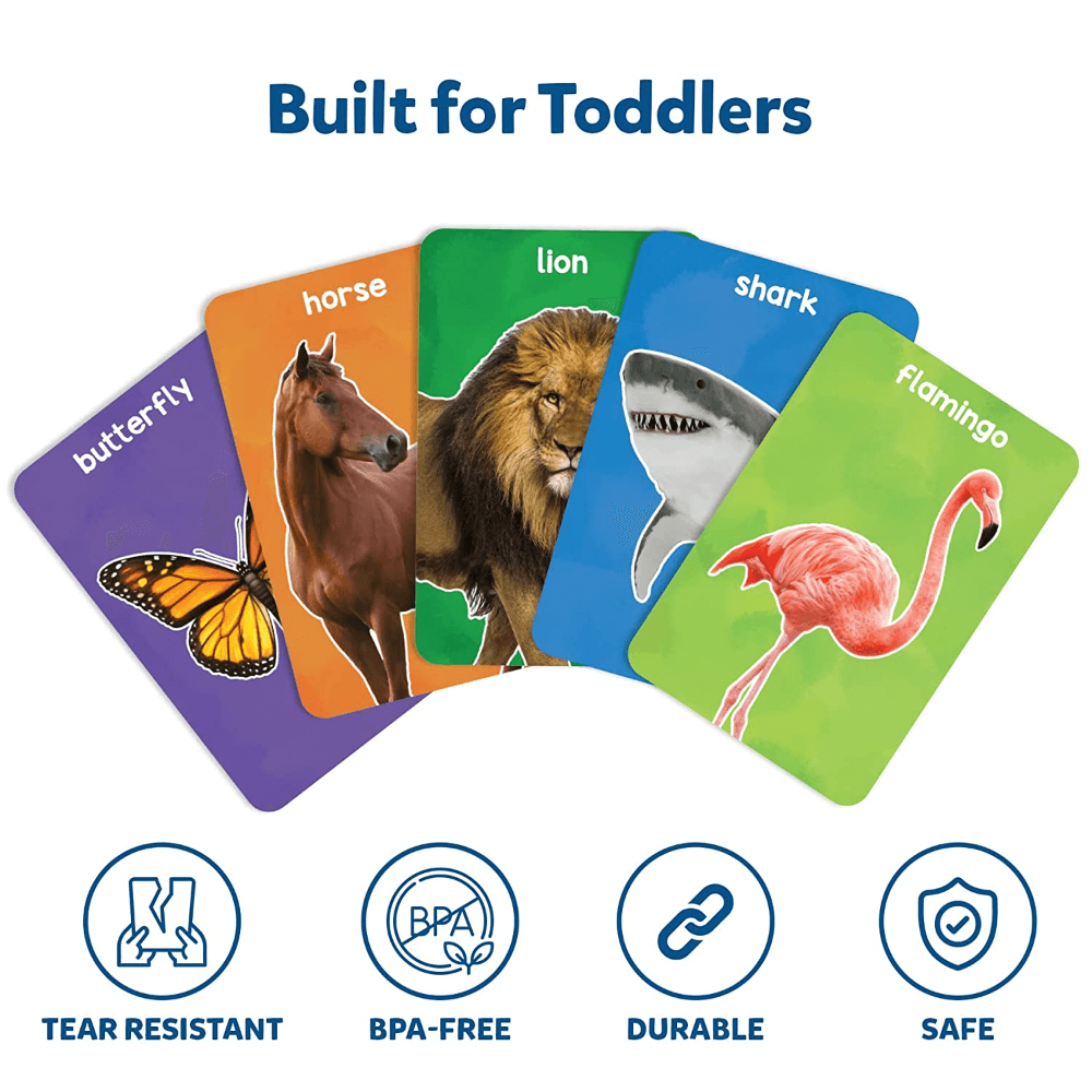 Skillmatics Flash Cards - First 100 Animals (Toddlers)
