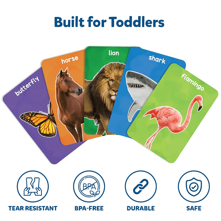Skillmatics Flash Cards - First 100 Animals (Toddlers)