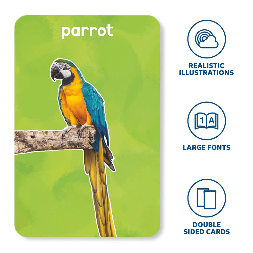 Skillmatics Flash Cards - First 100 Animals (Toddlers)
