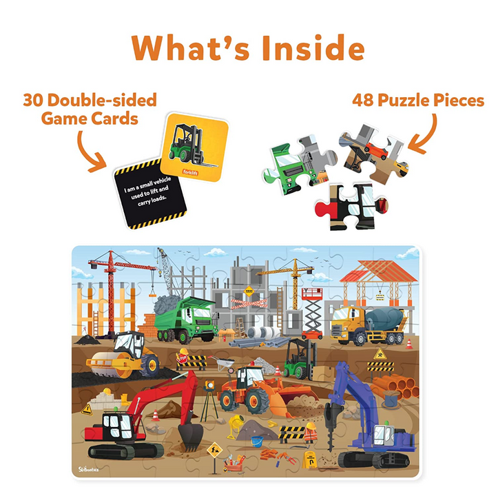 Skillmatics Piece &amp; Play - Construction Site Game