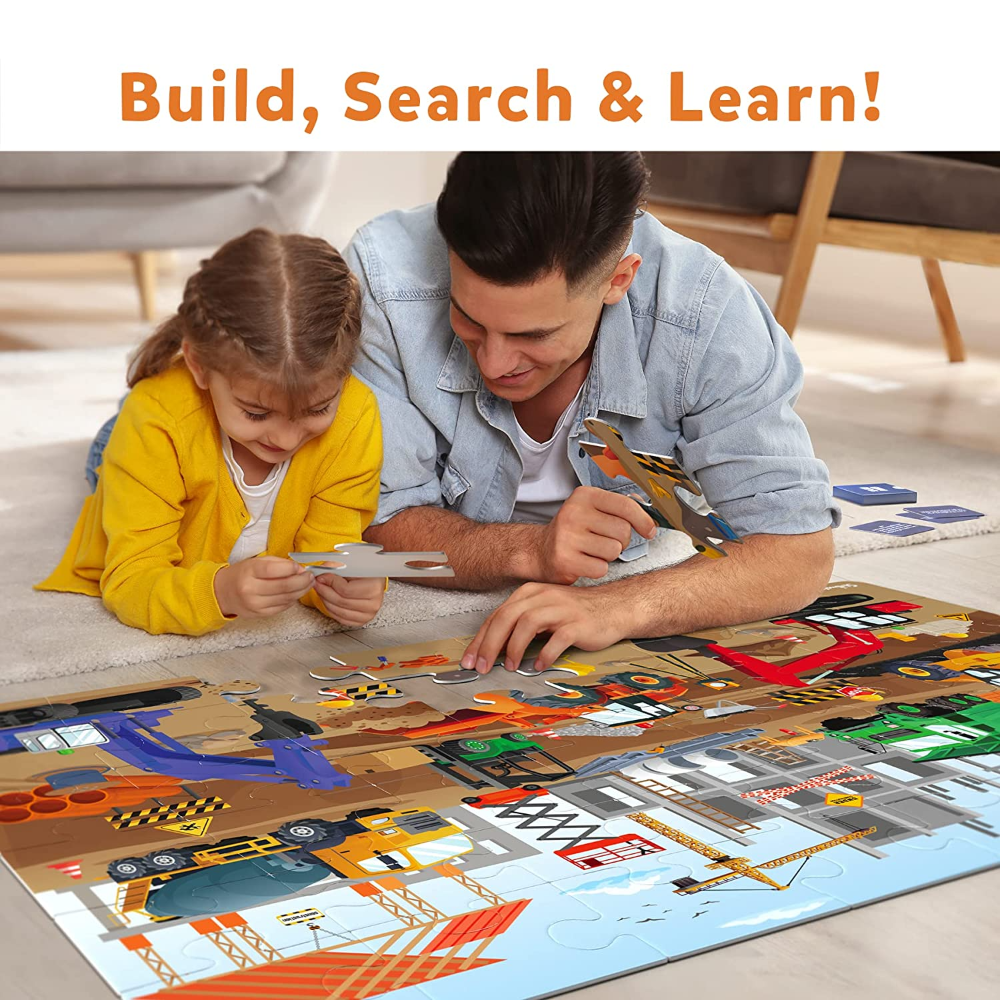 Skillmatics Piece &amp; Play - Construction Site Game