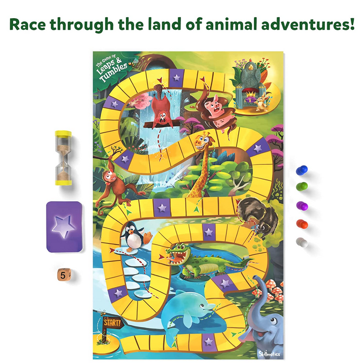 Skillmatics Leaps &amp; Tumbles The Land of Animal Adventures