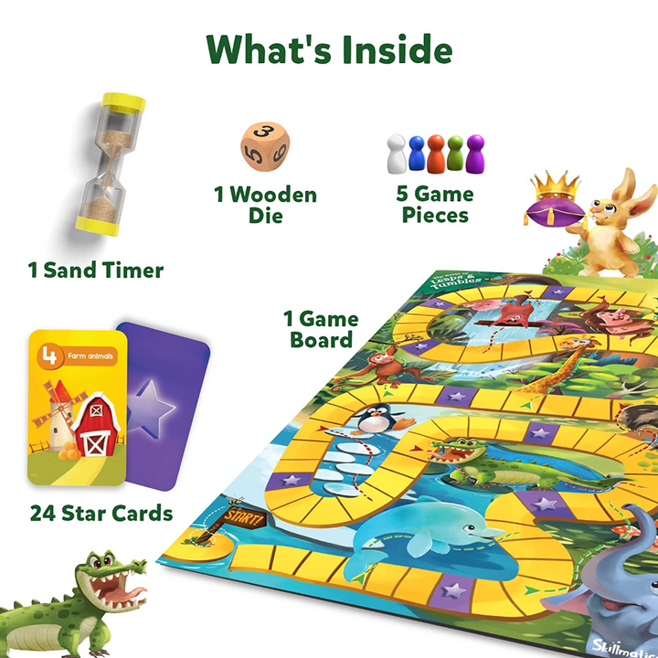 Skillmatics Leaps &amp; Tumbles The Land of Animal Adventures