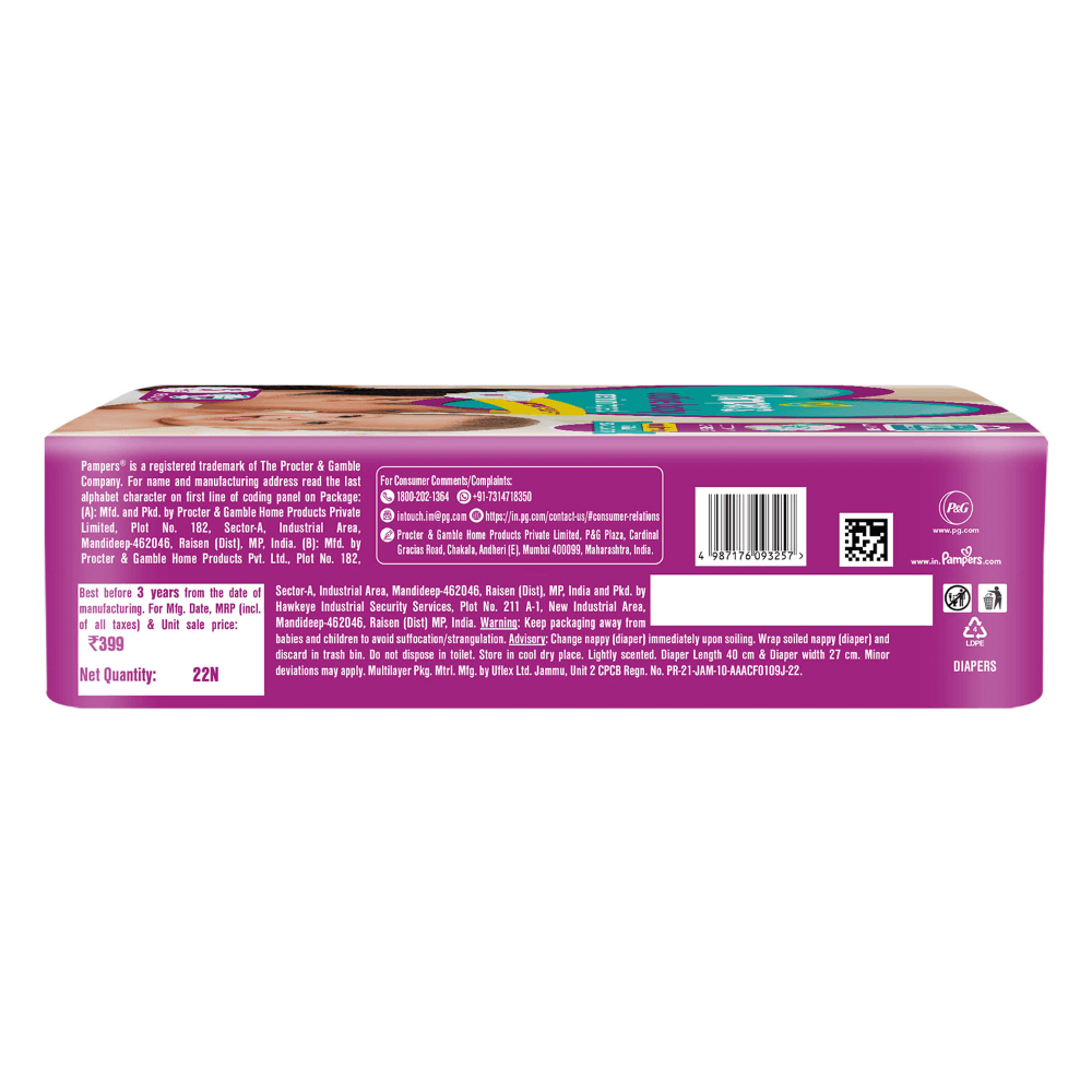 Pampers Active Baby Diapers - Small
