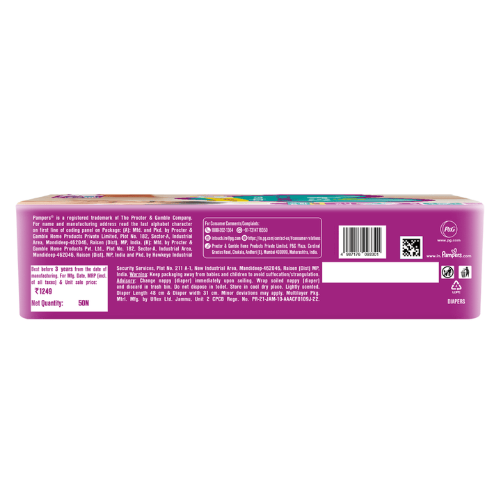 Pampers Active Baby Diapers - Large