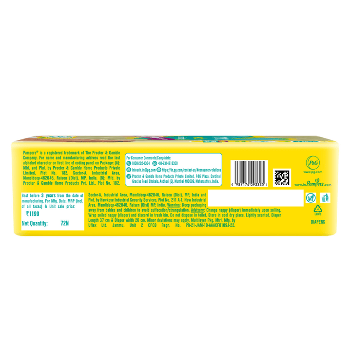 Pampers Active Baby Diapers - New Born