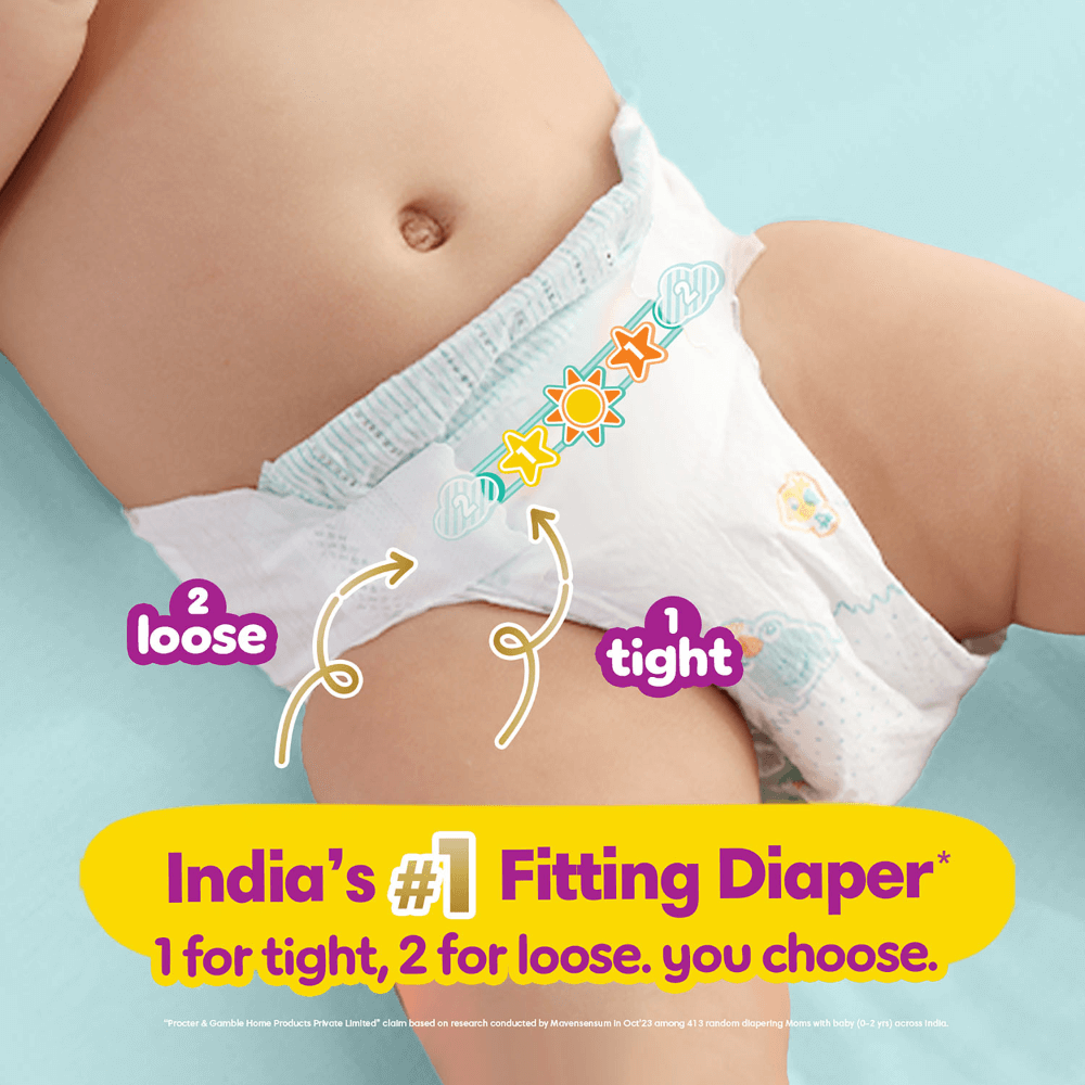 Pampers Active Baby Diapers - New Born