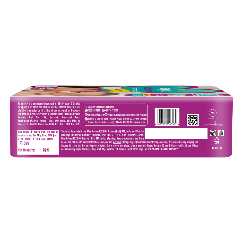 Pampers Active Baby Diapers - Small