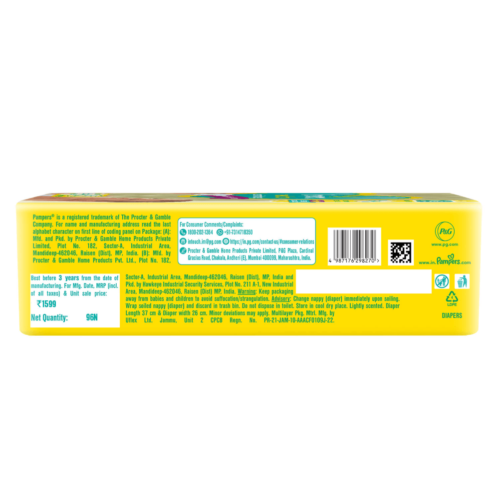 Pampers Active Baby Diapers - New Born
