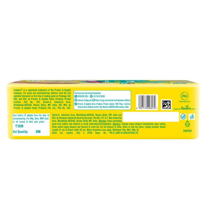 Pampers Active Baby Diapers - New Born