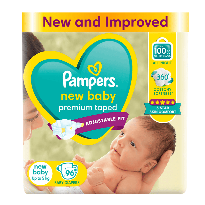 Pampers Active Baby Diapers - New Born