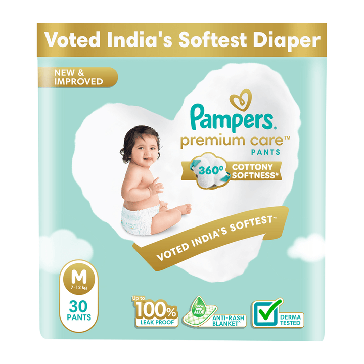 Pampers Premium Care Pant Style Diapers - Medium