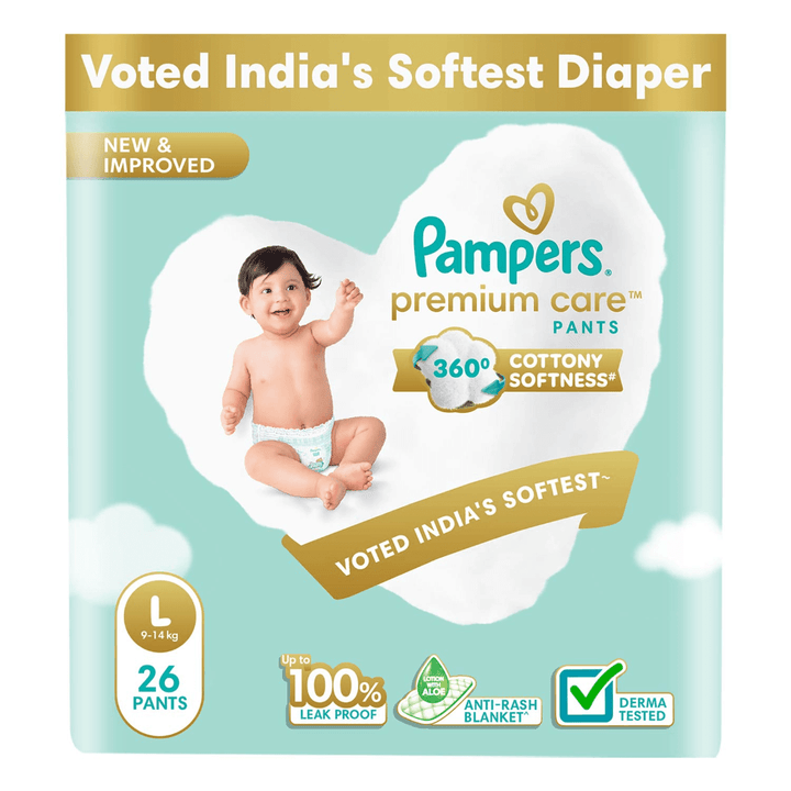 Pampers Premium Care Pant Style Diapers - Large